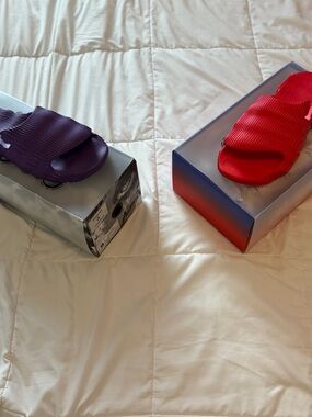 Auracles Chris Brown x John Dean Purple and Red Pair